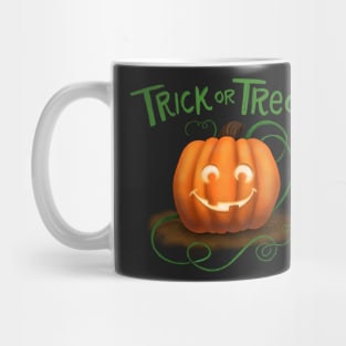 Halloween Trick or Treat Jack-o-Lantern Green Mug